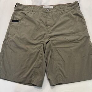 Iron and Resin Men's 38 Freedom Ridder Shorts Poly Blend Green Outdoor Hiking‎